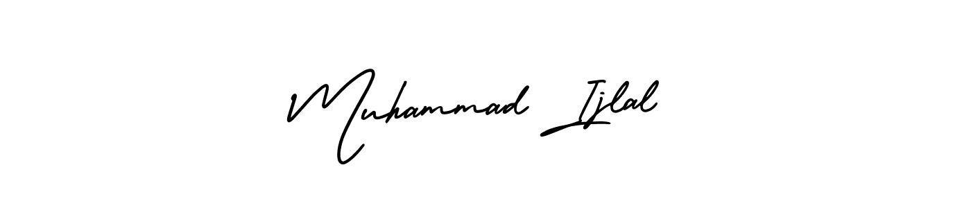 How to make Muhammad Ijlal signature? AmerikaSignatureDemo-Regular is a professional autograph style. Create handwritten signature for Muhammad Ijlal name. Muhammad Ijlal signature style 3 images and pictures png