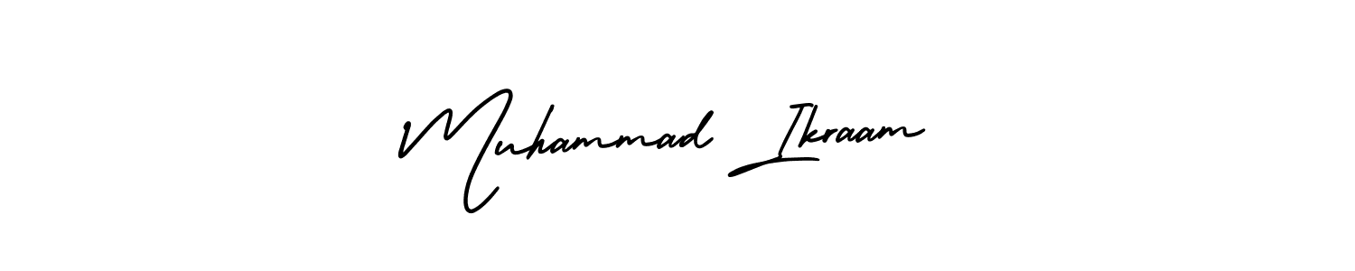 Create a beautiful signature design for name Muhammad Ikraam. With this signature (AmerikaSignatureDemo-Regular) fonts, you can make a handwritten signature for free. Muhammad Ikraam signature style 3 images and pictures png