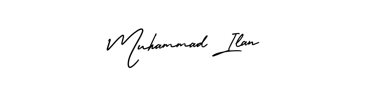 Use a signature maker to create a handwritten signature online. With this signature software, you can design (AmerikaSignatureDemo-Regular) your own signature for name Muhammad Ilan. Muhammad Ilan signature style 3 images and pictures png