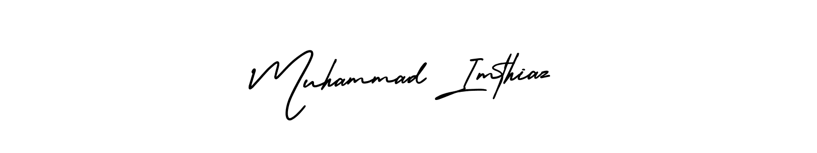 Create a beautiful signature design for name Muhammad Imthiaz. With this signature (AmerikaSignatureDemo-Regular) fonts, you can make a handwritten signature for free. Muhammad Imthiaz signature style 3 images and pictures png