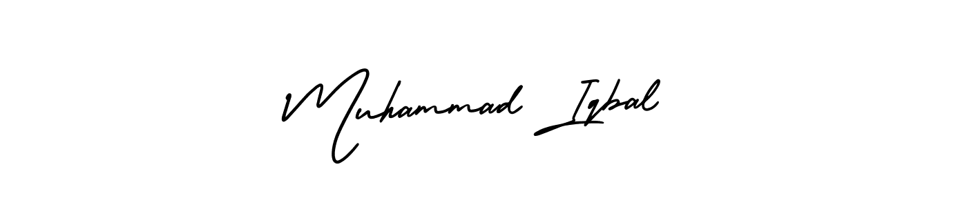It looks lik you need a new signature style for name Muhammad Iqbal. Design unique handwritten (AmerikaSignatureDemo-Regular) signature with our free signature maker in just a few clicks. Muhammad Iqbal signature style 3 images and pictures png