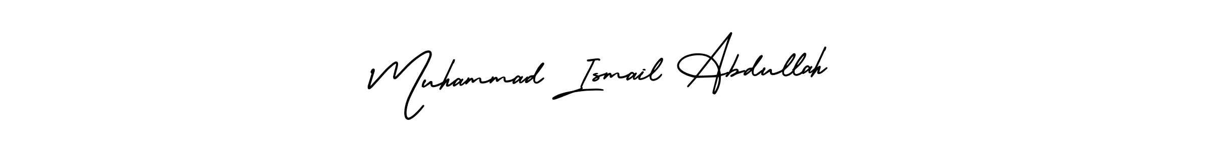 How to Draw Muhammad Ismail Abdullah signature style? AmerikaSignatureDemo-Regular is a latest design signature styles for name Muhammad Ismail Abdullah. Muhammad Ismail Abdullah signature style 3 images and pictures png