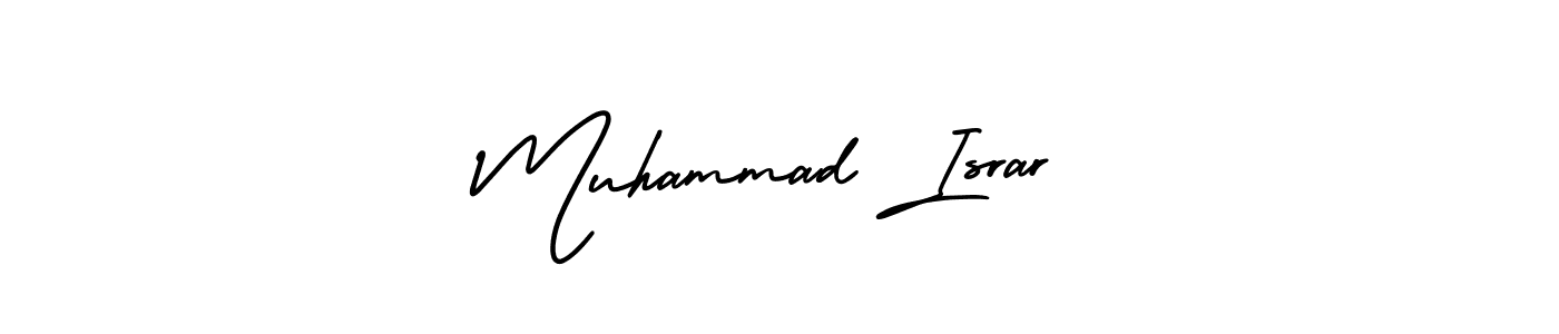Make a short Muhammad Israr signature style. Manage your documents anywhere anytime using AmerikaSignatureDemo-Regular. Create and add eSignatures, submit forms, share and send files easily. Muhammad Israr signature style 3 images and pictures png