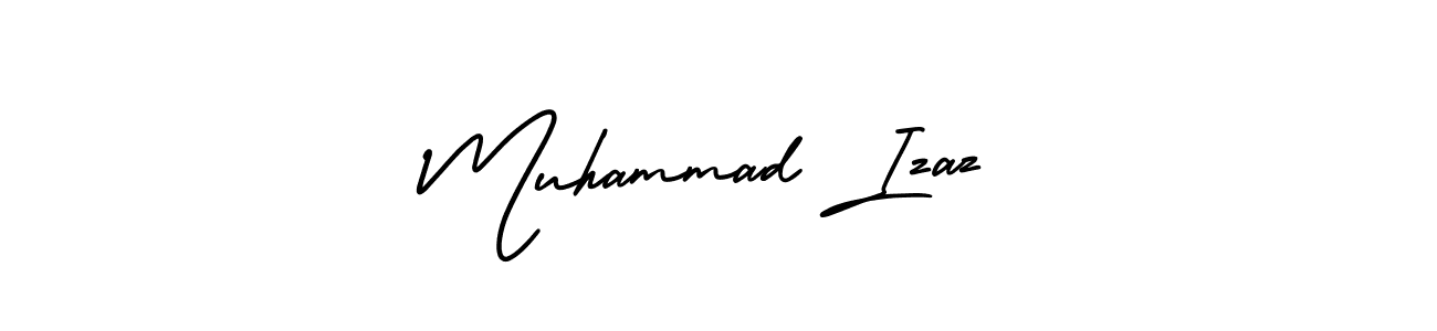 Create a beautiful signature design for name Muhammad Izaz. With this signature (AmerikaSignatureDemo-Regular) fonts, you can make a handwritten signature for free. Muhammad Izaz signature style 3 images and pictures png