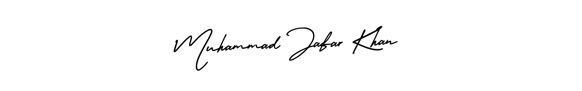 You should practise on your own different ways (AmerikaSignatureDemo-Regular) to write your name (Muhammad Jafar Khan) in signature. don't let someone else do it for you. Muhammad Jafar Khan signature style 3 images and pictures png