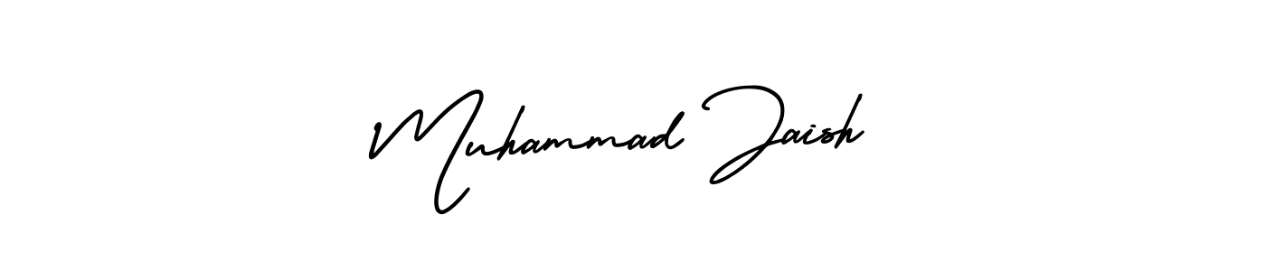 How to Draw Muhammad Jaish signature style? AmerikaSignatureDemo-Regular is a latest design signature styles for name Muhammad Jaish. Muhammad Jaish signature style 3 images and pictures png