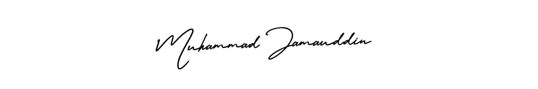 Make a beautiful signature design for name Muhammad Jamauddin. With this signature (AmerikaSignatureDemo-Regular) style, you can create a handwritten signature for free. Muhammad Jamauddin signature style 3 images and pictures png