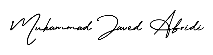Designed for modern professionals: Muhammad Javed Afridi name signature crafted with AmerikaSignatureDemo-Regular script. Ready for digital PDF workflows. Muhammad Javed Afridi signature style 3 images and pictures png