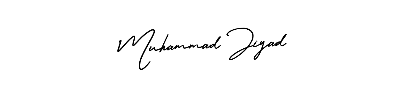 How to make Muhammad Jiyad signature? AmerikaSignatureDemo-Regular is a professional autograph style. Create handwritten signature for Muhammad Jiyad name. Muhammad Jiyad signature style 3 images and pictures png