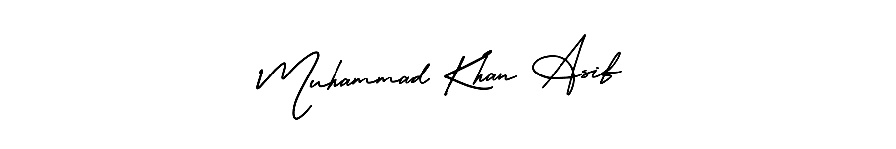 Muhammad Khan Asif stylish signature style. Best Handwritten Sign (AmerikaSignatureDemo-Regular) for my name. Handwritten Signature Collection Ideas for my name Muhammad Khan Asif. Muhammad Khan Asif signature style 3 images and pictures png