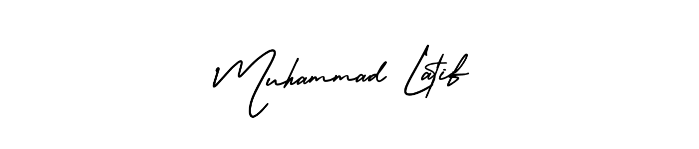 Best and Professional Signature Style for Muhammad Latif. AmerikaSignatureDemo-Regular Best Signature Style Collection. Muhammad Latif signature style 3 images and pictures png