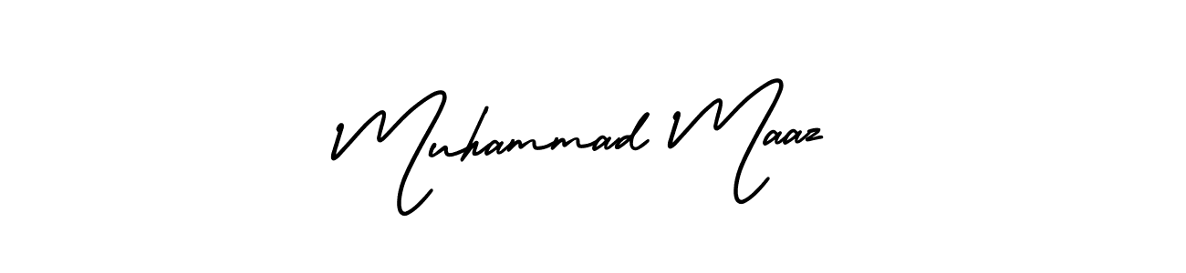 See photos of Muhammad Maaz official signature by Spectra . Check more albums & portfolios. Read reviews & check more about AmerikaSignatureDemo-Regular font. Muhammad Maaz signature style 3 images and pictures png