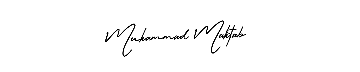 Similarly AmerikaSignatureDemo-Regular is the best handwritten signature design. Signature creator online .You can use it as an online autograph creator for name Muhammad Mahtab. Muhammad Mahtab signature style 3 images and pictures png