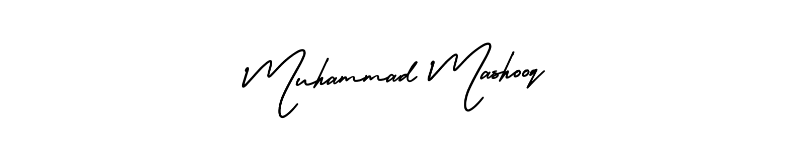 AmerikaSignatureDemo-Regular is a professional signature style that is perfect for those who want to add a touch of class to their signature. It is also a great choice for those who want to make their signature more unique. Get Muhammad Mashooq name to fancy signature for free. Muhammad Mashooq signature style 3 images and pictures png