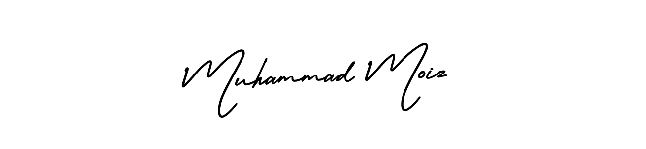 Design your own signature with our free online signature maker. With this signature software, you can create a handwritten (AmerikaSignatureDemo-Regular) signature for name Muhammad Moiz. Muhammad Moiz signature style 3 images and pictures png