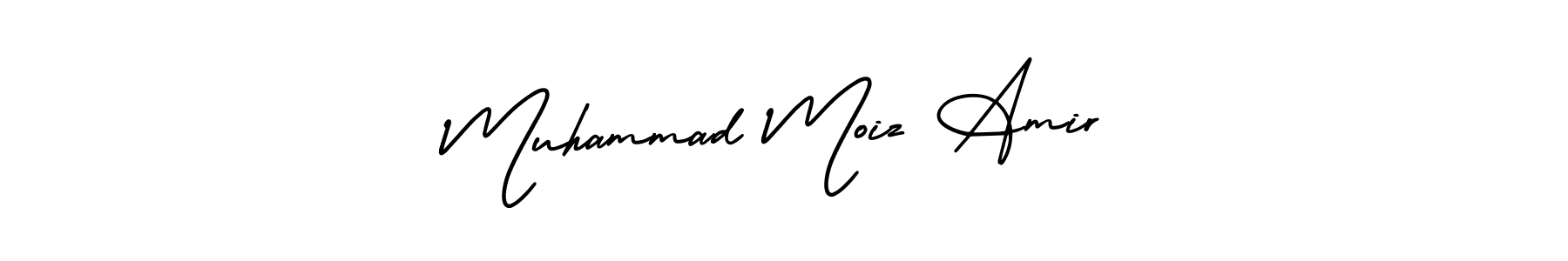 Create a beautiful signature design for name Muhammad Moiz Amir. With this signature (AmerikaSignatureDemo-Regular) fonts, you can make a handwritten signature for free. Muhammad Moiz Amir signature style 3 images and pictures png
