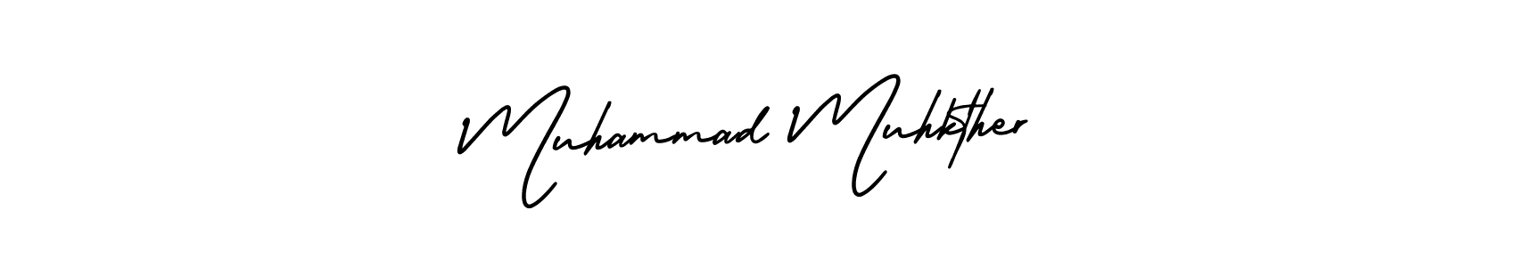 Make a beautiful signature design for name Muhammad Muhkther. Use this online signature maker to create a handwritten signature for free. Muhammad Muhkther signature style 3 images and pictures png