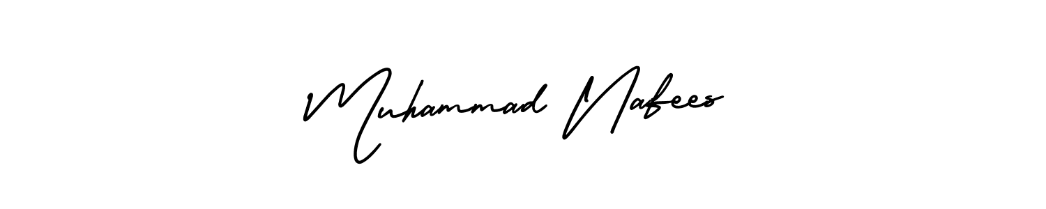 How to make Muhammad Nafees signature? AmerikaSignatureDemo-Regular is a professional autograph style. Create handwritten signature for Muhammad Nafees name. Muhammad Nafees signature style 3 images and pictures png