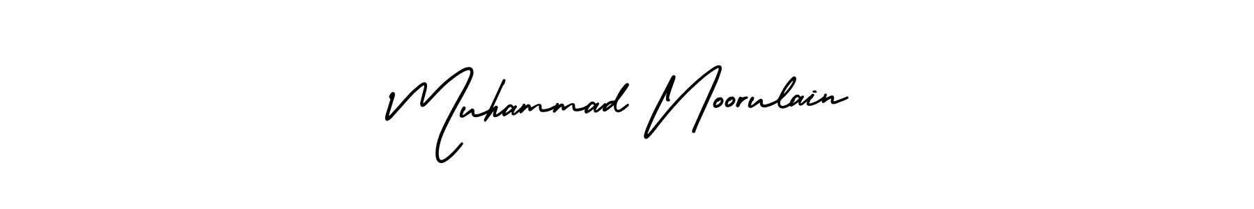 Muhammad Noorulain stylish signature style. Best Handwritten Sign (AmerikaSignatureDemo-Regular) for my name. Handwritten Signature Collection Ideas for my name Muhammad Noorulain. Muhammad Noorulain signature style 3 images and pictures png