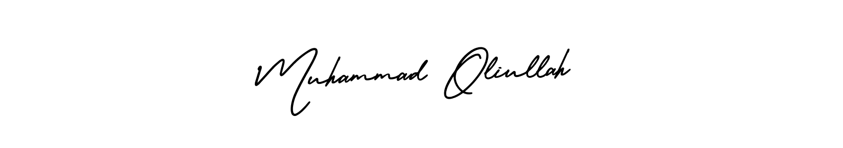 Also we have Muhammad Oliullah name is the best signature style. Create professional handwritten signature collection using AmerikaSignatureDemo-Regular autograph style. Muhammad Oliullah signature style 3 images and pictures png