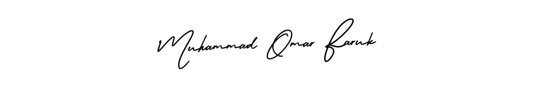 Create a beautiful signature design for name Muhammad Omar Faruk. With this signature (AmerikaSignatureDemo-Regular) fonts, you can make a handwritten signature for free. Muhammad Omar Faruk signature style 3 images and pictures png