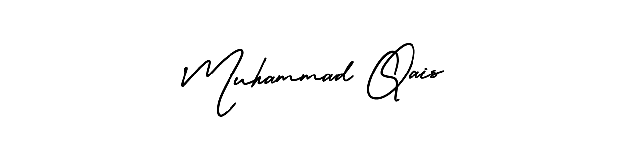 The best way (AmerikaSignatureDemo-Regular) to make a short signature is to pick only two or three words in your name. The name Muhammad Qais include a total of six letters. For converting this name. Muhammad Qais signature style 3 images and pictures png