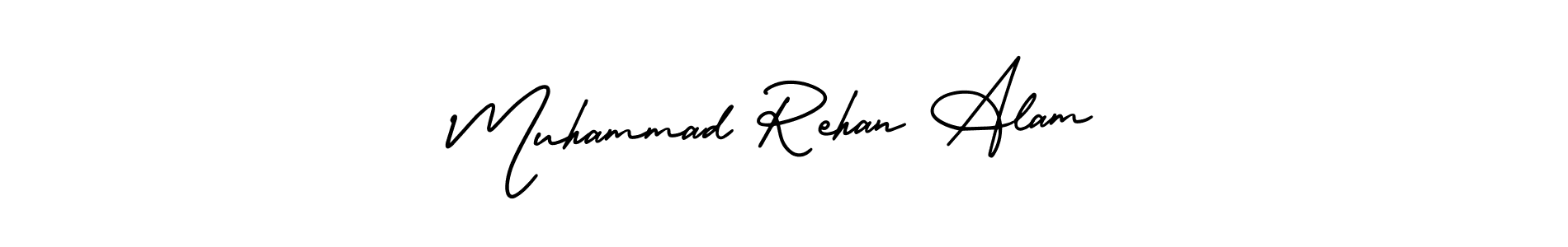 Make a short Muhammad Rehan Alam signature style. Manage your documents anywhere anytime using AmerikaSignatureDemo-Regular. Create and add eSignatures, submit forms, share and send files easily. Muhammad Rehan Alam signature style 3 images and pictures png