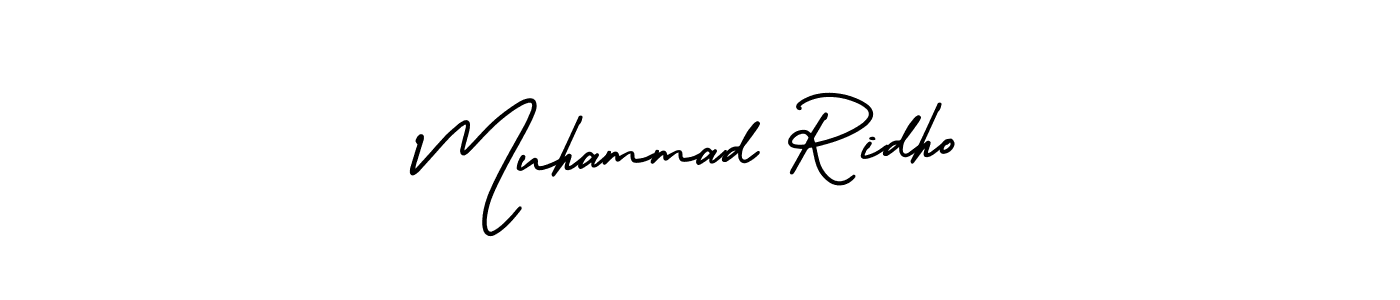 if you are searching for the best signature style for your name Muhammad Ridho. so please give up your signature search. here we have designed multiple signature styles  using AmerikaSignatureDemo-Regular. Muhammad Ridho signature style 3 images and pictures png