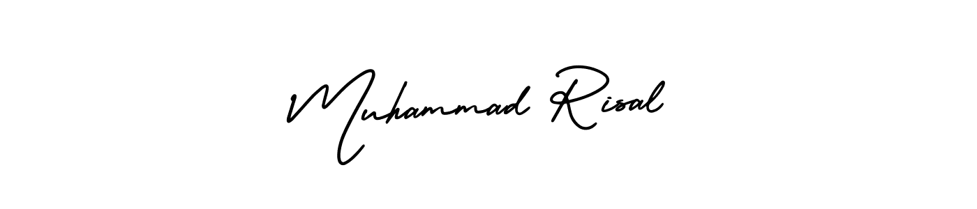 Best and Professional Signature Style for Muhammad Risal. AmerikaSignatureDemo-Regular Best Signature Style Collection. Muhammad Risal signature style 3 images and pictures png