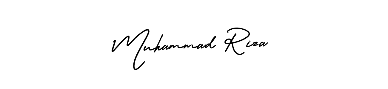 This is the best signature style for the Muhammad Riza name. Also you like these signature font (AmerikaSignatureDemo-Regular). Mix name signature. Muhammad Riza signature style 3 images and pictures png