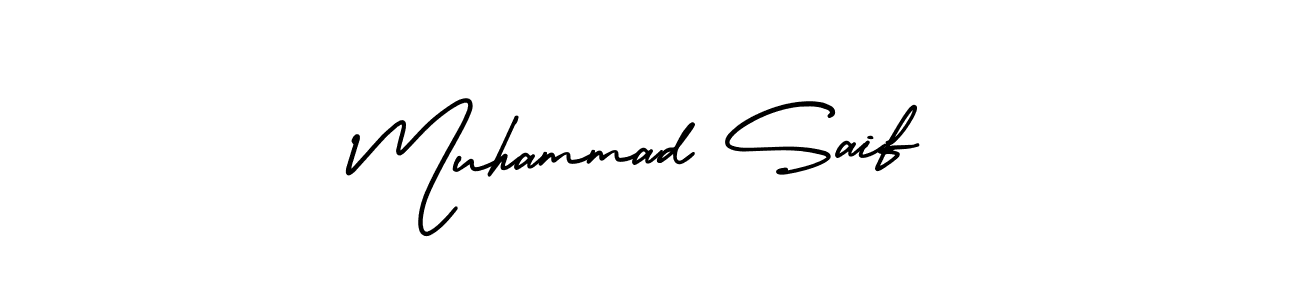 How to make Muhammad Saif signature? AmerikaSignatureDemo-Regular is a professional autograph style. Create handwritten signature for Muhammad Saif name. Muhammad Saif signature style 3 images and pictures png