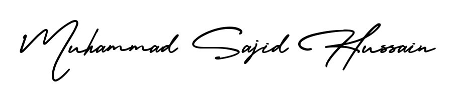 Elevate your brand with a stunning Muhammad Sajid Hussain eSignature. The AmerikaSignatureDemo-Regular style provides a balanced, flowing aesthetic for everyday signing. Muhammad Sajid Hussain signature style 3 images and pictures png