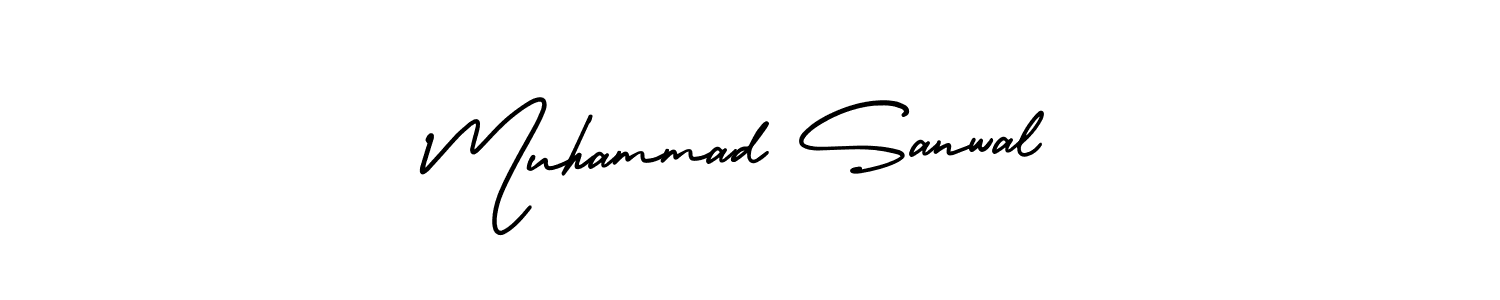 Make a beautiful signature design for name Muhammad Sanwal. Use this online signature maker to create a handwritten signature for free. Muhammad Sanwal signature style 3 images and pictures png