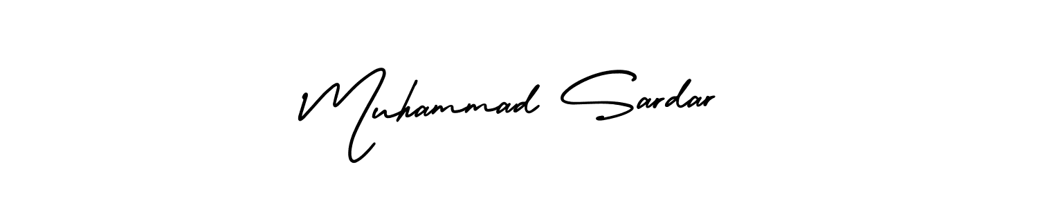 Use a signature maker to create a handwritten signature online. With this signature software, you can design (AmerikaSignatureDemo-Regular) your own signature for name Muhammad Sardar. Muhammad Sardar signature style 3 images and pictures png