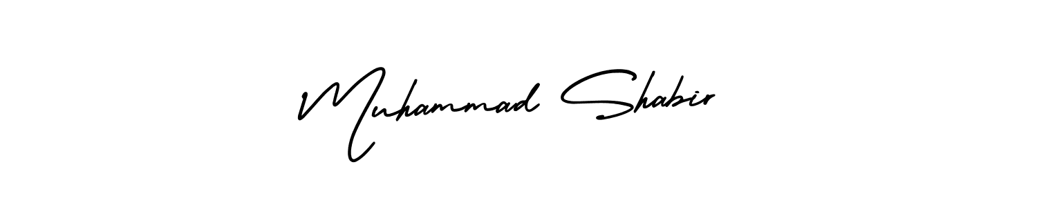 Best and Professional Signature Style for Muhammad Shabir. AmerikaSignatureDemo-Regular Best Signature Style Collection. Muhammad Shabir signature style 3 images and pictures png