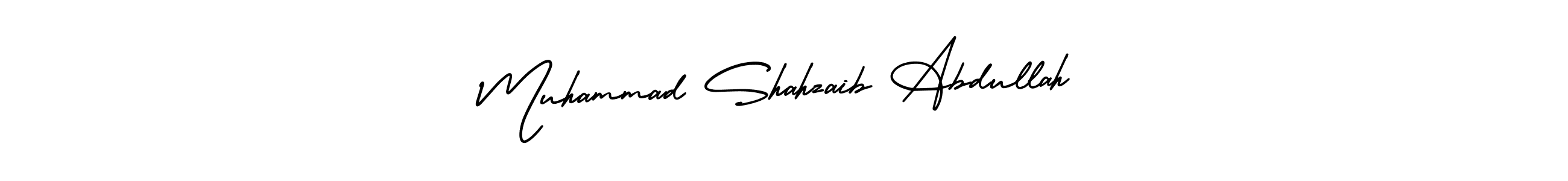 if you are searching for the best signature style for your name Muhammad Shahzaib Abdullah. so please give up your signature search. here we have designed multiple signature styles  using AmerikaSignatureDemo-Regular. Muhammad Shahzaib Abdullah signature style 3 images and pictures png