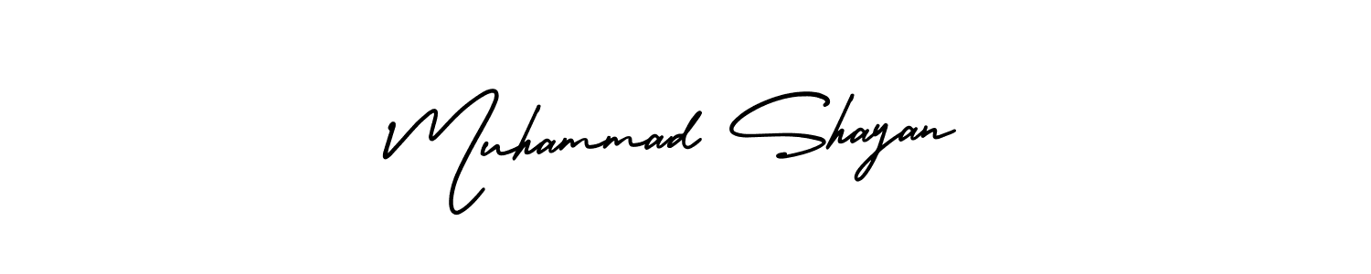 Best and Professional Signature Style for Muhammad Shayan. AmerikaSignatureDemo-Regular Best Signature Style Collection. Muhammad Shayan signature style 3 images and pictures png