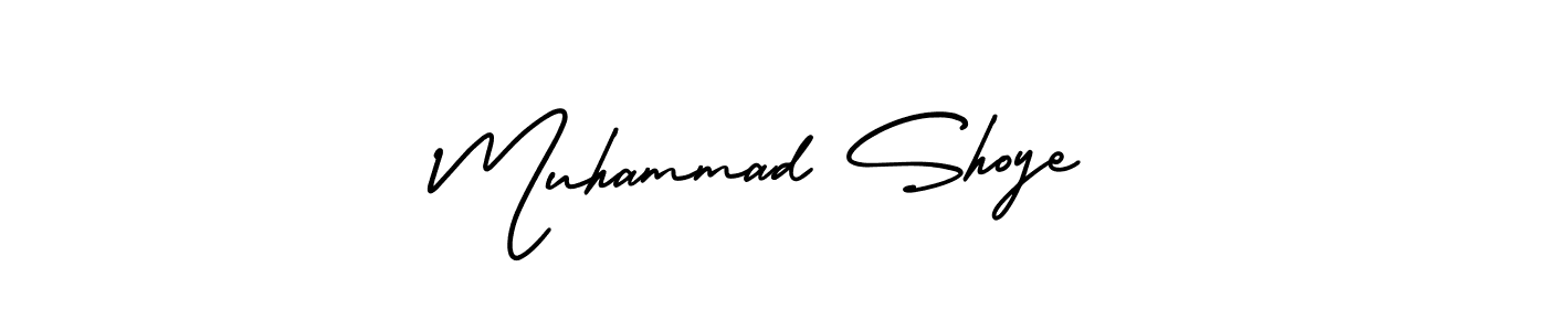 Muhammad Shoye stylish signature style. Best Handwritten Sign (AmerikaSignatureDemo-Regular) for my name. Handwritten Signature Collection Ideas for my name Muhammad Shoye. Muhammad Shoye signature style 3 images and pictures png