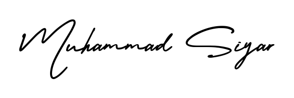 You should practise on your own different ways (AmerikaSignatureDemo-Regular) to write your name (Muhammad Siyar) in signature. Don't let someone else do it for you. Muhammad Siyar signature style 3 images and pictures png