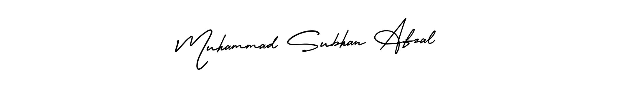How to make Muhammad Subhan Afzal signature? AmerikaSignatureDemo-Regular is a professional autograph style. Create handwritten signature for Muhammad Subhan Afzal name. Muhammad Subhan Afzal signature style 3 images and pictures png