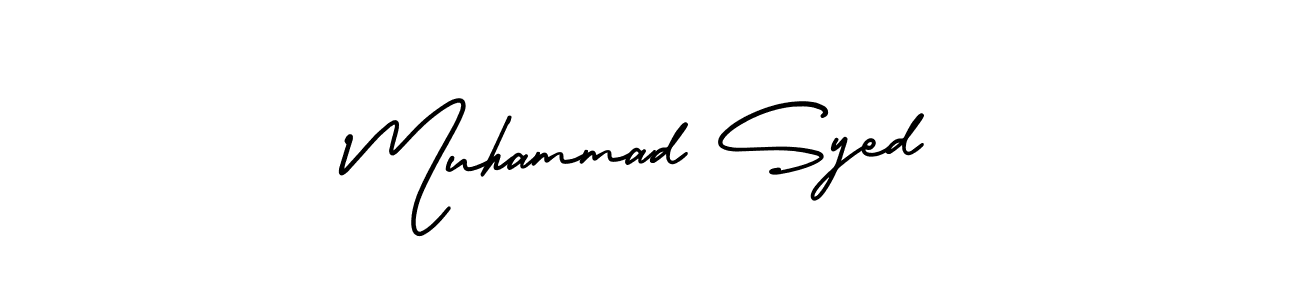 Design your own signature with our free online signature maker. With this signature software, you can create a handwritten (AmerikaSignatureDemo-Regular) signature for name Muhammad Syed. Muhammad Syed signature style 3 images and pictures png