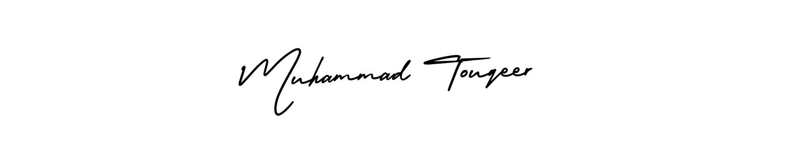 Make a short Muhammad Touqeer signature style. Manage your documents anywhere anytime using AmerikaSignatureDemo-Regular. Create and add eSignatures, submit forms, share and send files easily. Muhammad Touqeer signature style 3 images and pictures png