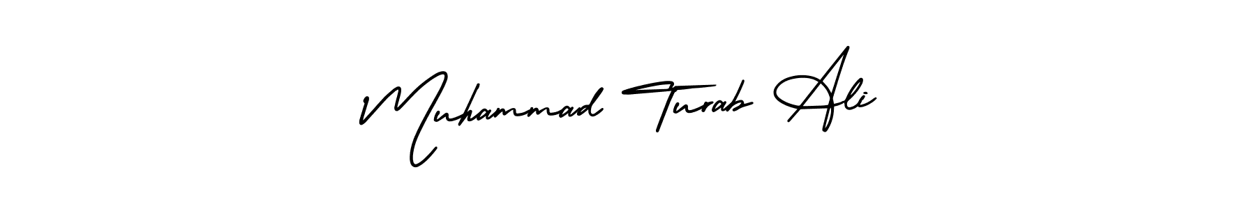 Use a signature maker to create a handwritten signature online. With this signature software, you can design (AmerikaSignatureDemo-Regular) your own signature for name Muhammad Turab Ali. Muhammad Turab Ali signature style 3 images and pictures png