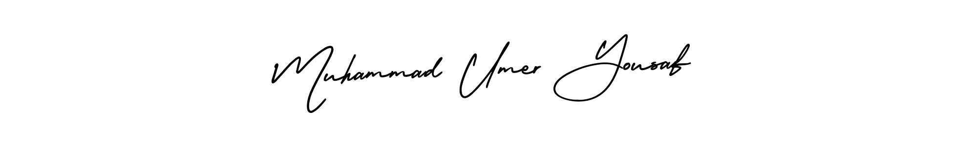 How to make Muhammad Umer Yousaf name signature. Use AmerikaSignatureDemo-Regular style for creating short signs online. This is the latest handwritten sign. Muhammad Umer Yousaf signature style 3 images and pictures png