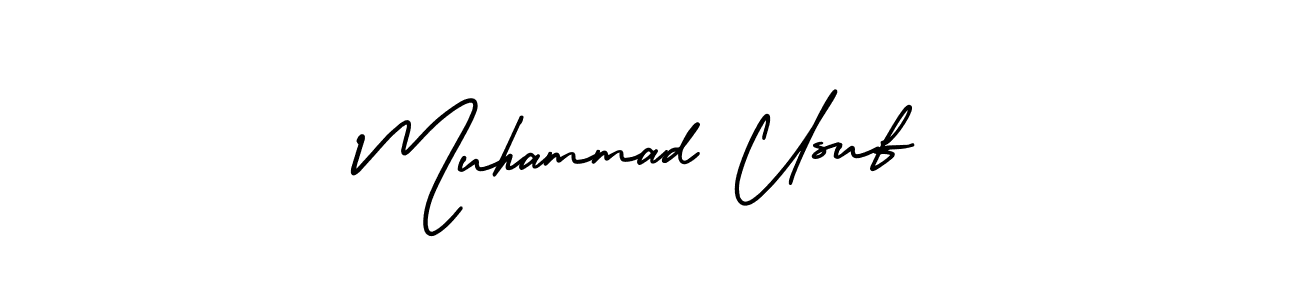 Design your own signature with our free online signature maker. With this signature software, you can create a handwritten (AmerikaSignatureDemo-Regular) signature for name Muhammad Usuf. Muhammad Usuf signature style 3 images and pictures png