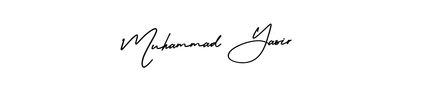 You can use this online signature creator to create a handwritten signature for the name Muhammad Yasir . This is the best online autograph maker. Muhammad Yasir  signature style 3 images and pictures png