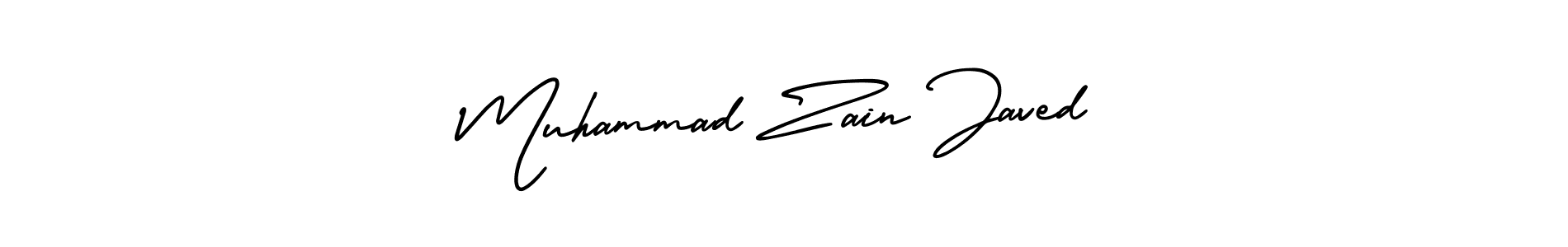 The best way (AmerikaSignatureDemo-Regular) to make a short signature is to pick only two or three words in your name. The name Muhammad Zain Javed include a total of six letters. For converting this name. Muhammad Zain Javed signature style 3 images and pictures png