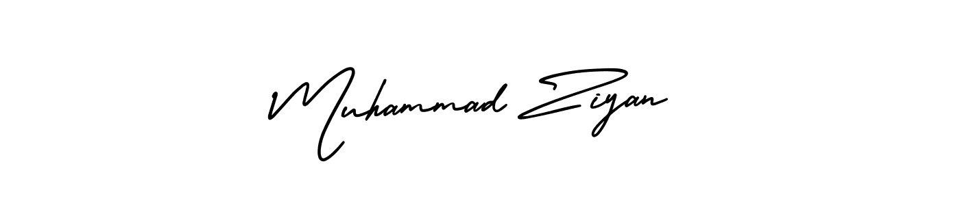 You should practise on your own different ways (AmerikaSignatureDemo-Regular) to write your name (Muhammad Ziyan) in signature. don't let someone else do it for you. Muhammad Ziyan signature style 3 images and pictures png