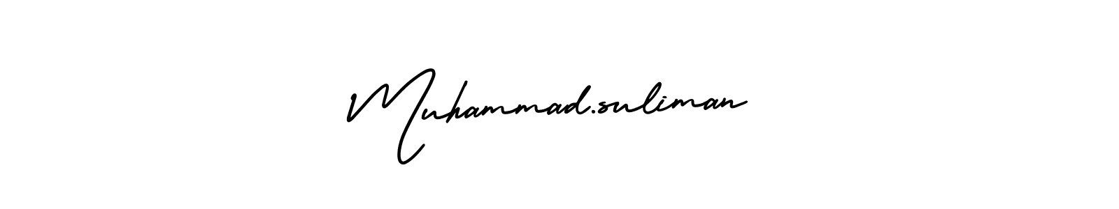 Make a beautiful signature design for name Muhammad.suliman. Use this online signature maker to create a handwritten signature for free. Muhammad.suliman signature style 3 images and pictures png