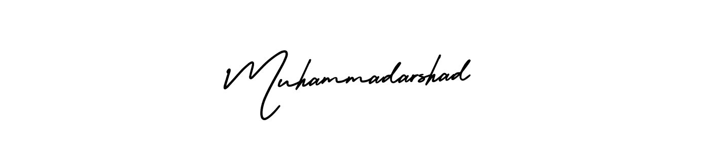AmerikaSignatureDemo-Regular is a professional signature style that is perfect for those who want to add a touch of class to their signature. It is also a great choice for those who want to make their signature more unique. Get Muhammadarshad name to fancy signature for free. Muhammadarshad signature style 3 images and pictures png